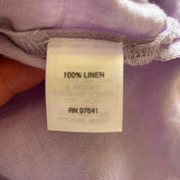 J.JILL Love Linen tunic shirt sz. M - Picture 8 of 9